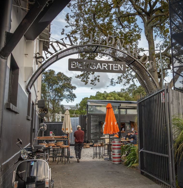 Saint Leonards Brewing Kingsland beer garden